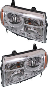 Headlight Assembly for PILOT 2012-2015, Right Passenger and Left Driver, Halogen Pair/Set, Head Light Replacement
