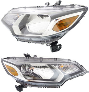 Headlight Assembly Pair/Set for 2015-2017 Mexico-Built Vehicles, Includes Right Passenger and Left Driver Halogen Lights, Replacement
