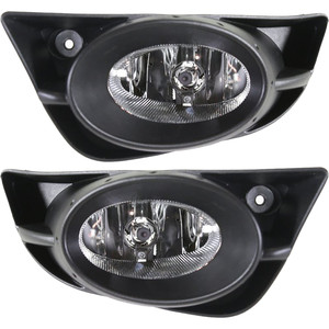 Front Fog Light Assembly Pair/Set for Fits 2009-2011 Auto Multiples, Right Passenger and Left Driver, Factory Installed, Replacement