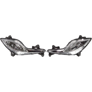 Front Fog Light Assembly Pair/Set for Hyundai Sonata 2011-2015, Right Passenger and Left Driver, Suitable for Hybrid Model, Replacement