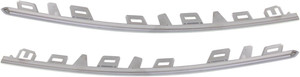 Front Bumper Molding Pair/Set for 2014-2017 Honda Odyssey, Lower Fog Light Cover Molding, Right Passenger and Left Driver, Chrome Replacement