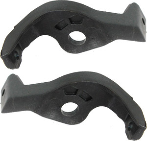 Headlight Bracket Pair/Set for Honda CR-V 2007-2011, Upper Front Section, Right Passenger and Left Driver Side, Replacement