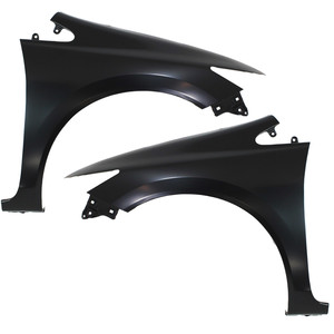 Front Fender Pair/Set for Honda Civic 2012-2015, Right Passenger and Left Driver, Primed (Ready to Paint), Suitable for Sedan/Hybrid/(Coupe 2012-2013), Replacement