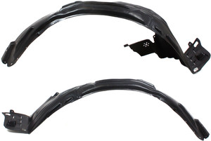 Front Fender Liner Pair/Set for Honda Odyssey 2008-2010, Right Passenger and Left Driver, Replacement