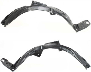 Front Fender Liner for FIT 2009-2014 Base, DX, LX Models, Right Passenger and Left Driver, Replacement Pair/Set