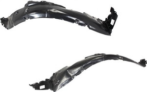Front Fender Liner for Hyundai Sonata 2009-2010, Right Passenger and Left Driver Pair/Set of 2, Replacement