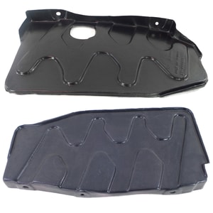 Engine Splash Shield Pair/Set for Hyundai Santa Fe (2013-2018) and Sorento (2014-2015), Under Cover, Right Passenger and Left Driver, Replacement