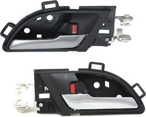 Front Interior Door Handle Pair/Set for Honda CR-V 2007-2011, Right Passenger and Left Driver Replacement