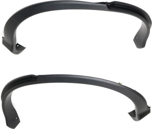 Rear Wheel Opening Molding Pair/Set for 2012-2015 Honda CR-V, Right Passenger & Left Driver, Textured, Mounted on Quarter Panel, Replacement