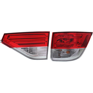 Tail Light Assembly Set for Honda Odyssey 2014-2017, Right Passenger, Inner and Outer, LED, Replacement