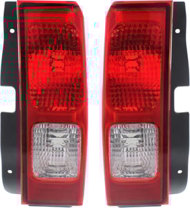 Tail Light Pair/Set for Hummer H3 2008-2009, Right Passenger and Left Driver, Lens and Housing Replacement