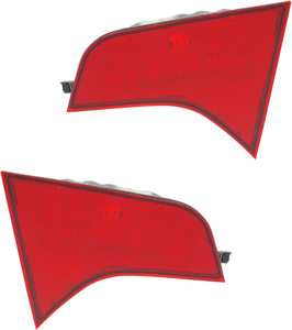 Tail Light Pair/Set for 2006-2011 Honda Civic Sedan, Right Passenger and Left Driver, Inner, Lens and Housing Replacement