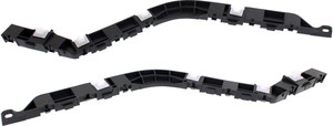 Rear Bumper Bracket Pair/Set for 2006-2007 Honda Accord Sedan/Hybrid, Includes Right Passenger and Left Driver Side Spacers, Made of Durable Plastic, Replacement