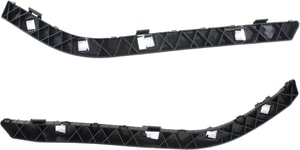 Rear Bumper Bracket Pair/Set for Hyundai Accent 2012-2017, Right Passenger and Left Driver Side Mounting Bracket, Plastic, Sedan Replacement