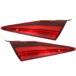 Tail Light Assembly Pair/Set for Honda Civic 2016-2021, Inner, Right Passenger and Left Driver Side, Replacement