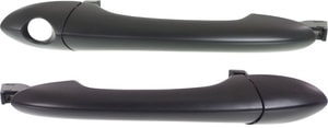 Front Door Handle Pair/Set for Hyundai Sonata 2011-2015, Right Passenger and Left Driver, Outside, Primed (Ready to Paint) Black, without Smart Key Replacement