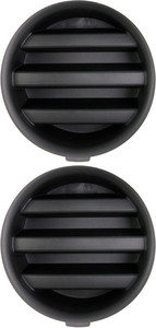 Fog Light Cover for Jeep Grand Cherokee (2005-2007) and Commander (2006-2010), Right Passenger and Left Driver, Primed (Ready to Paint) Replacement Set