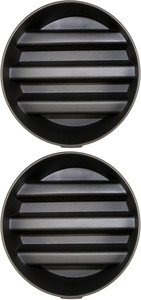 Fog Light Cover for Jeep Grand Cherokee 2008-2010, Right Passenger and Left Driver, Primed (Ready to Paint) Replacement Set