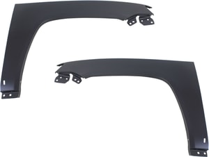 Front Fender Pair/Set for 2011-2017 Compass (MK Manufacturer Body Code), Right Passenger and Left Driver, Steel, Primed (Ready to Paint) - Replacement