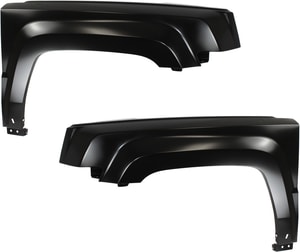 Front Fender Pair/Set for Jeep Patriot 2011-2017, Right Passenger and Left Driver, Primed (Ready to Paint), Steel Replacement