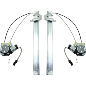 Rear Window Regulator Power Motor Pair/Set for Jeep Liberty 2002-2006, Right Passenger and Left Driver, Replacement