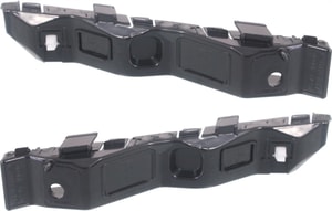 Front Bumper Bracket Pair/Set for 2012-2013 KIA Optima, Right Passenger and Left Driver Side, Plastic, Excluding Hybrid Models, USA Built, Replacement