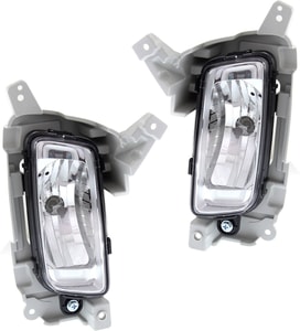 Front Fog Light Assembly for Kia Sorento 2014-2015, Right Passenger and Left Driver, Includes Sport Package, Replacement Pair/Set