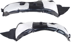 Front Fender Liner Pair/Set for 2014-2015 Optima, Right Passenger and Left Driver, Not for Hybrid Models, Made in USA, with Insulation Foam, Replacement
