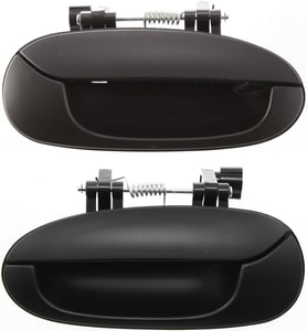 Rear Exterior Door Handle Replacement Pair/Set for Spectra 2002-2004, Right Passenger and Left Driver, Primed (Ready to Paint)
