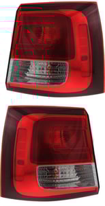 Tail Light Assembly Pair/Set for 2014-2015 Sorento, Right Passenger and Left Driver, Outer Halogen Replacement