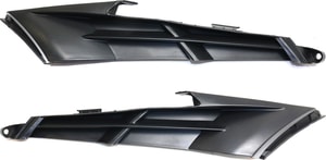 Front Bumper Molding Pair/Set for Lexus RX350/RX450H 2016-2019, Pair/Set of 2, Right Passenger and Left Driver Hole Cover, Without F Sport Package, Replacement