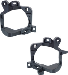 Fog Light Bracket Pair/Set for Lexus IS250/IS350 2011-2015, Right Passenger and Left Driver, Plastic, w/ F Sport Pkg, Replacement