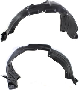 Front Fender Liner Pair/Set for Lexus RX350 (2010-2013) and RX450H (2010-2012), Right Passenger and Left Driver Sides Replacement