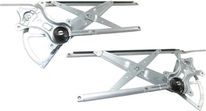 Front Window Regulator Pair/Set for Lexus LS430 2001-2006, Right Passenger and Left Driver, Power, without Motor, Replacement