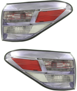 Tail Light Pair/Set for 2010-2012 Lexus RX450H, Right Passenger and Left Driver, Outer, Lens and Housing, Japan Built Vehicle Replacement