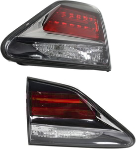 Tail Light Assembly Pair/Set for Lexus RX350 / RX450H 2013-2015, Inner, Left Driver and Right Passenger, Canadian Built Vehicle Replacement