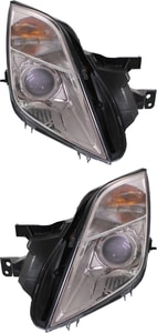 Headlight Assembly for 2010-2011 Milan, Halogen, Right Passenger and Left Driver Side Replacement Pair/Set