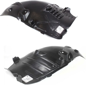 Front Fender Liner for Mercedes S-Class 2003-2006 Right Passenger & Left Driver, Front Section, AWD - Replacement Pair/Set