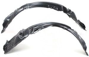 Front Fender Liner Pair/Set for Mitsubishi Lancer 2008-2015, Right Passenger and Left Driver, Evolution Models, Replacement