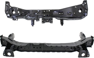 Radiator Support for Mitsubishi Lancer 2008-2017, Set of 2, Upper and Lower Tie Bar, with Turbo, for Evolution/Ralliart Models, Replacement Set