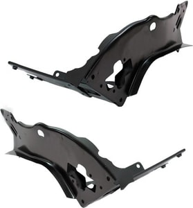 Radiator Support Pair/Set for Mercedes-Benz E-Class, Lower Outer, Right Passenger and Left Driver, Suitable for 2003-2009 Models, Replacement