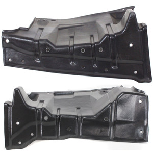 Engine Splash Shield Under Cover Pair/Set for Mitsubishi Outlander Sport/RVR (2011-2022), Right Passenger and Left Driver, Exclusion: Turbo (Lancer), Replacement