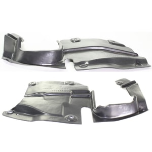 Engine Splash Shield Pair/Set for Mazda 6, 2009-2013, Right Passenger and Left Driver Under Cover Replacement