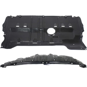 Engine Splash Shield Under Cover Set for Mazda Mazda 3 2004-2009, Front and Rear Replacement