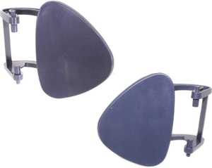 Pair/Set - Headlight Washer Cover for Mercedes-Benz E-Class 2007-2009, Right Passenger and Left Driver, Paint to Match, Sedan/Wagon Set, Replacement