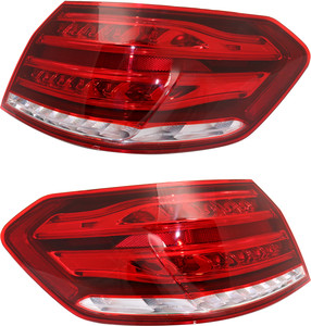 Tail Light Assembly for 2014 Mercedes-Benz E-Class Sedan, Outer, Right Passenger and Left Driver Side, Replacement Pair/Set