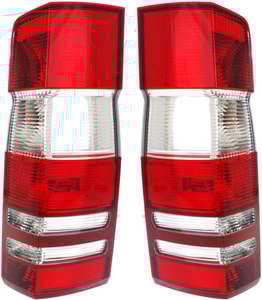 Tail Light Assembly Pair/Set for Mercedes Benz Sprinter 2010-2018, Right Passenger and Left Driver, Replacement