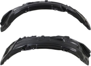 Front Fender Liner Pair/Set for Mitsubishi Lancer 2009-2017, Right Passenger and Left Driver Side Replacement