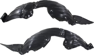 Front Fender Liner Pair/Set for Mazda 6, 2014-2017, Right Passenger and Left Driver Side Replacement