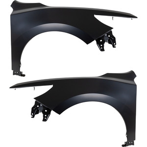 Front Fender Pair/Set for 2016-2018 Nissan Altima, Right Passenger and Left Driver, Primed (Ready to Paint) - Replacement